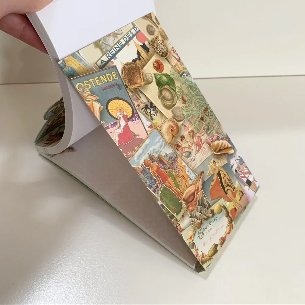 NWOT Vintage Beach glam notepad
